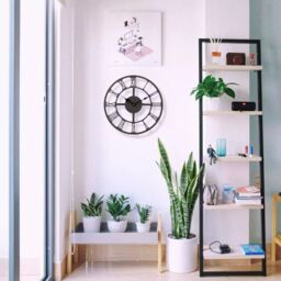 Marco Paul 35cm Skeleton Wall Clock Indoors & Outdoors in Grey - thumbnail 4