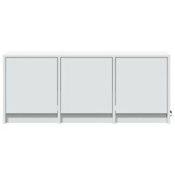 Berkfield Home TV Cabinet with LED White 97x34x40 cm Engineered Wood - Size: 97 x 34 x 40 cm - thumbnail 6
