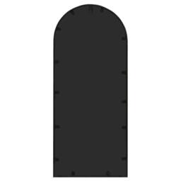 Berkfield Home Decorative Garden Mirror Black 100x45 cm Iron for Outdoor Use - thumbnail 4