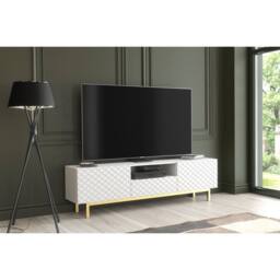 Creative Furniture Diamond Luxe TV Unit 180cm - White - thumbnail 6