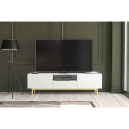 Creative Furniture Diamond Luxe TV Unit 180cm - White - thumbnail 2