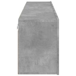 Berkfield Home TV Cabinets Wall-mounted 2 pcs Concrete Grey 80x30x41 cm - Size: 80 x 30 x 41 cm - thumbnail 8