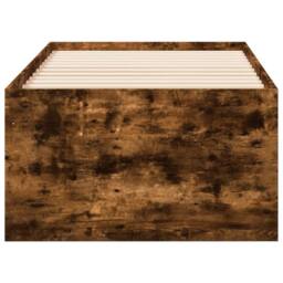 Berkfield Home Versatile Daybed with Drawers without Mattress Smoked Oak 90x190 in Brown - thumbnail 5
