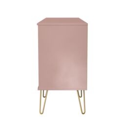 Ready Assembled 2 U Bexley 6 Drawer Sideboard (Ready Assembled) in Dusty Pink - thumbnail 3