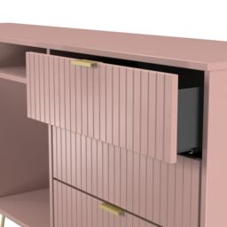 Ready Assembled 2 U Bexley 6 Drawer Sideboard (Ready Assembled) in Dusty Pink - thumbnail 6