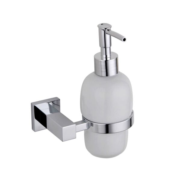 Nes Home Soap Square Dispenser in Silver - image 1