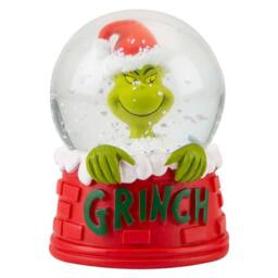 VFM e-Store Grinch Christmas Snow Globe Festive Ornament Gift 9cm x 6.5cm Red X 1 - Size: 9 cm x 6.5 cm - thumbnail 1