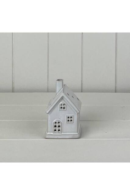 KDMD Ceramic House Ornament with LED - 10mm in White - image 1