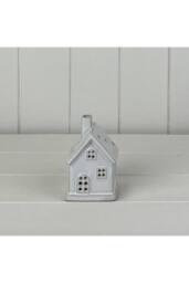 KDMD Ceramic House Ornament with LED - 10mm in White