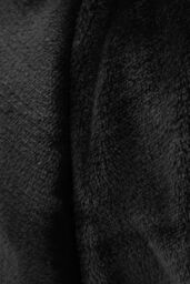Catherine Lansfield 'Raschel Velvet Touch' Blanket Throw in Black - Size: 130 cm x 170 cm - thumbnail 3