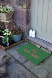 Artsy Mats No Riff Raff Doormat (60 x 40cm) in Brown - Size: 40 cm x 60 cm - thumbnail 6