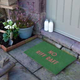 Artsy Mats No Riff Raff Doormat (60 x 40cm) in Brown - Size: 40 cm x 60 cm - thumbnail 3