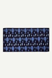 Homescapes Blue Fish 100% Cotton Beach Towel - thumbnail 2