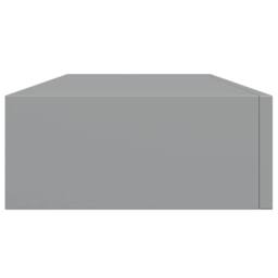 Berkfield Home Elegant Wall-mounted Drawer Shelf Grey 60x23.5x10cm MDF - Size: 60x23.5x10 cm - thumbnail 7