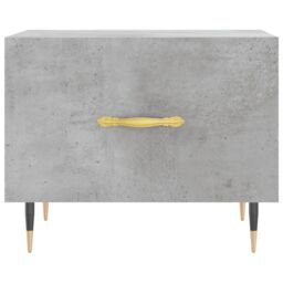 Berkfield Home Coffee Table Concrete Grey 50x50x40 cm Engineered Wood - Size: 50 x 50 x 40 cm - thumbnail 5