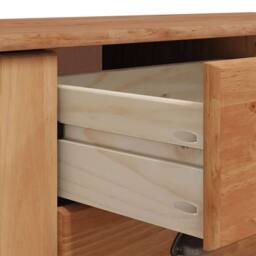 "Berkfield Home Sideboard ""ASKIM"" 133, 5x40x79 cm Solid Wood Pine in Brown - Size: 5 x 40 x 79 cm" - thumbnail 9