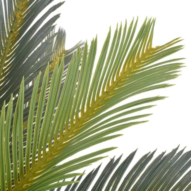 Berkfield Home Artificial Plant Cycas Palm with Pot Green 90 cm - image 1