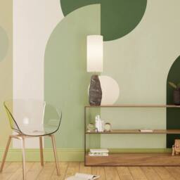 Superfresco Easy Curve & Arch Geo Green Print To Order 3m x 2.8m Mural - thumbnail 1