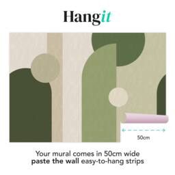 Superfresco Easy Curve & Arch Geo Green Print To Order 3m x 2.8m Mural - thumbnail 3