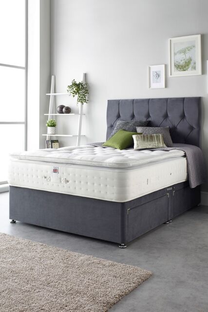 Aspire Cashmere 1000 Pocket Pillowtop Mattress in White - Size: Small Single - image 1