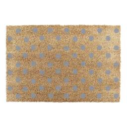 Artsy Mats Grey Dots Doormat in Beige - Size: 40 cm x 60 cm - thumbnail 3