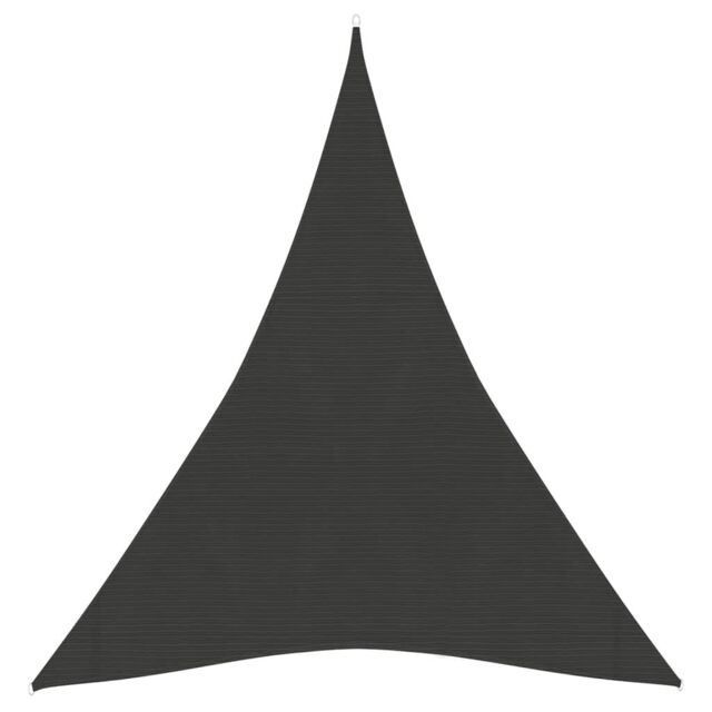 Berkfield Home Sunshade Sail 160 g/m ² Anthracite 4x5x5 m HDPE in Black - image 1