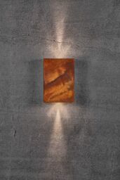 Nordlux Modern Outdoor Wall Light Brown Corten Intergrated LED Coastal/Marine Safe - Mains Powered, IP54 - thumbnail 8