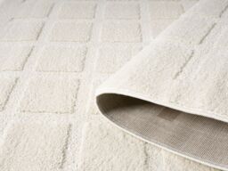 Desire Rugs Aya Living Room Area Rugs - Embossed Cubed Design in Cream - Size: 160 cm x 230 cm - thumbnail 3