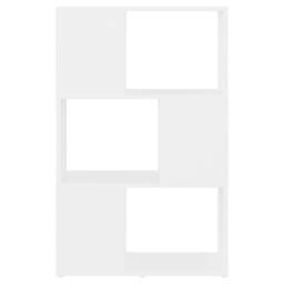 Berkfield Home Book Cabinet Room Divider White 60x24x94 cm Engineered Wood - Size: 60 x 24 x 94 cm - thumbnail 5