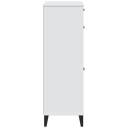 Berkfield Home Shoe Cabinet VIKEN White Engineered Wood - thumbnail 6