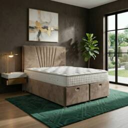 DS Living Vesper Mink Ottoman Bed in Brown - Size: Single - thumbnail 5
