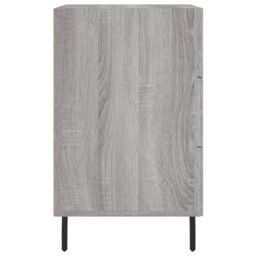 Berkfield Home Bedside Cabinet Grey Sonoma 40x40x66 cm Engineered Wood - Size: 40 x 40 x 66 cm - thumbnail 6