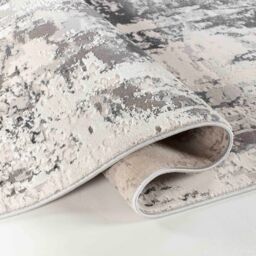 Desire Rugs Modern Styra Abstract Area Rugs Luxury for Bedroom, Living Room, & Hallway in Silver - Size: 160 cm x 230 cm - thumbnail 3