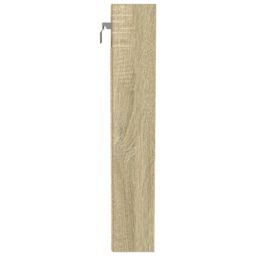 Berkfield Home Vitrine Cabinet Sonoma Oak 100x8.5x50 cm Engineered Wood in Brown - thumbnail 5