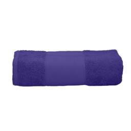 ARTG Print-Me Bath Towel in Purple - thumbnail 1