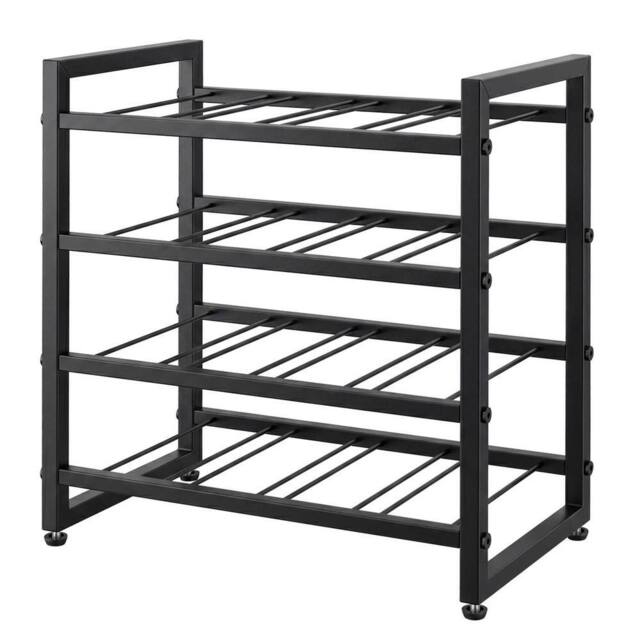 NESTLUNE 16 Bottle Wine Rack Countertop Wine in Black - Size: 100 cm x 60 cm - image 1