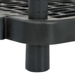 Berkfield Home Storage Shelf 5-Tier Black 93.5x45.5x194.5 cm PP - thumbnail 7
