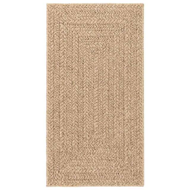 Berkfield Home Rug 80x150 cm Jute Look Indoor & Outdoor in Brown - Size: 100 cm diameter - image 1