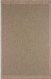 THE RUGS Jute Looking Square Dots Design Outdoor Rugs Garden Patio Nature 5200 in Green - Size: 80 cm x 150 cm - thumbnail 2