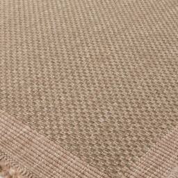 THE RUGS Jute Looking Square Dots Design Outdoor Rugs Garden Patio Nature 5200 in Green - Size: 80 cm x 150 cm - thumbnail 3