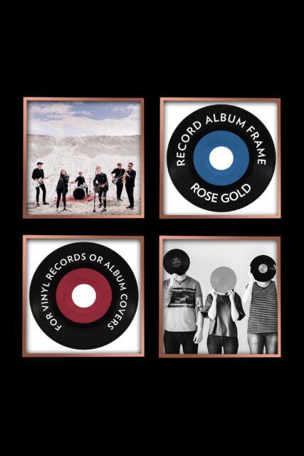 Find Me A Gift Record Album Frame - Rose Gold - image 1