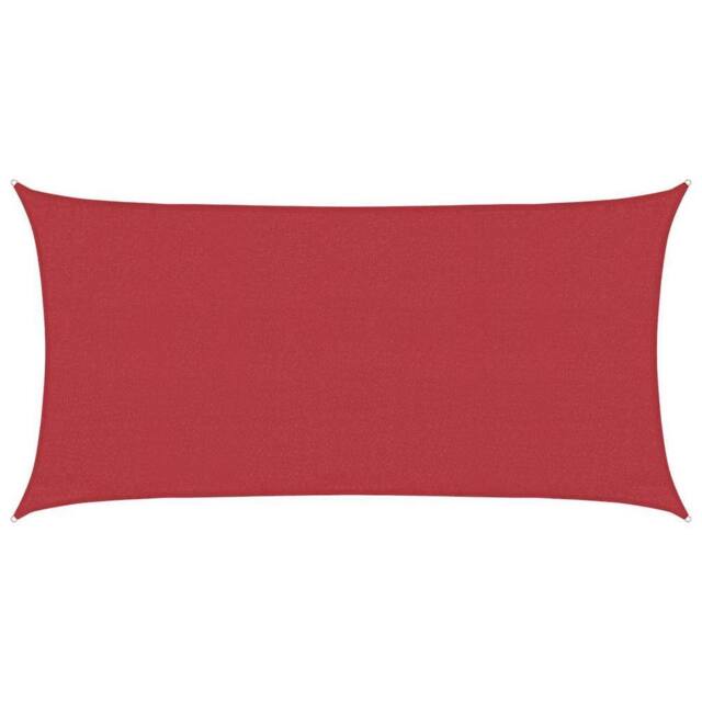 Berkfield Home Sunshade Sail 160 g/m¬≤ Red 3x6 m HDPE - image 1