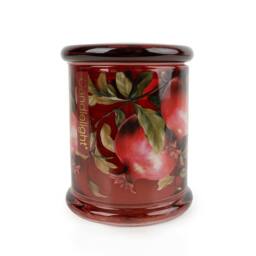 Madison & Mayfair Forest Pine & Pomegranate Large One Wick Candle in Red - thumbnail 1