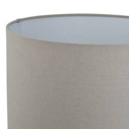 Lemon Pavilion Furniture and Decor Siena Table Lamp with Linen Shade, Ceramic, L31 x W31 x H48 cm, Brown - thumbnail 3
