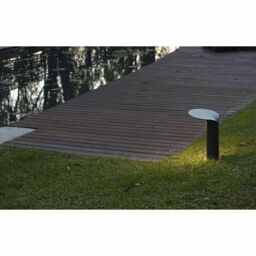Netlighting Lotus Outdoor LED Dark Grey Bollard Pedestal Lamp 18W 3000K IP65 - thumbnail 2