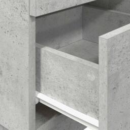 Berkfield Home Bedside Cabinets 2 pcs with 2 Drawers Concrete Grey 36x36x68 cm - Size: 36 x 36 x 68 cm - thumbnail 9