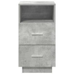 Berkfield Home Bedside Cabinets 2 pcs with 2 Drawers Concrete Grey 36x36x68 cm - Size: 36 x 36 x 68 cm - thumbnail 4