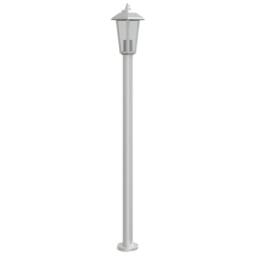 Berkfield Home Outdoor Floor Lamp Silver 120 cm Stainless Steel - thumbnail 3