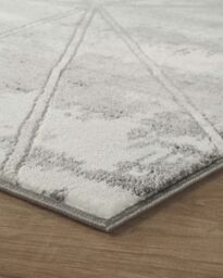Desire Rugs Novu Modern Abstract Geometric Living Room Area Rug Metallic- Mirage Grey - Size: 120 cm x 170 cm - thumbnail 5