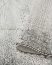 Desire Rugs Novu Modern Abstract Geometric Living Room Area Rug Metallic- Mirage Grey - Size: 120 cm x 170 cm - thumbnail 4